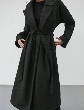 Palton SHEIN, negru Negru