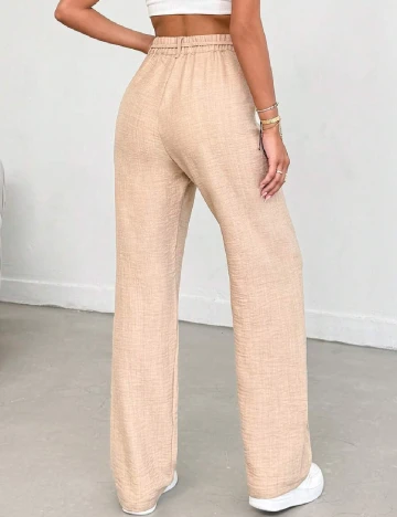 Pantaloni SHEIN, crem Crem