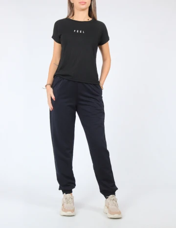 Set pantaloni 2 perechi SHEIN, negru/crem Mix culori