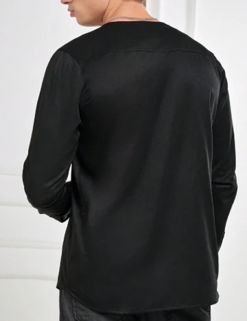 Camasa SHEIN, negru Negru