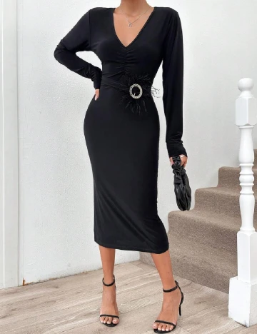 Rochie medie SHEIN, negru