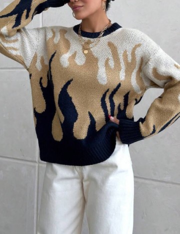 
						Pulover SHEIN, mix culori