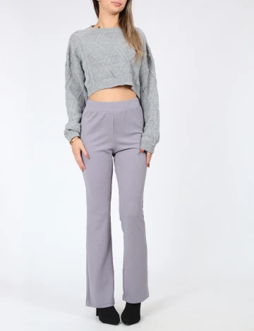 Bluza SHEIN, gri deschis Gri