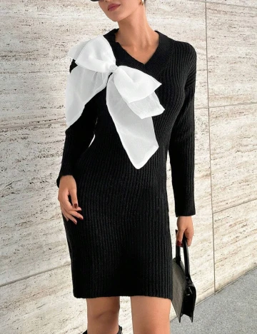 Rochie medie SHEIN, negru Negru