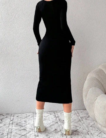 Rochie medie Modern Odds, negru