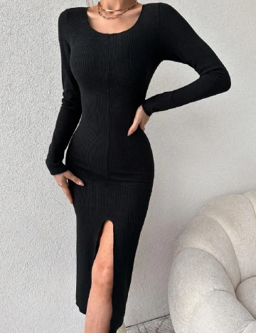 Rochie medie Modern Odds, negru
