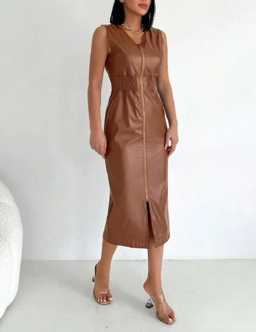 Rochie medie SHEIN, maro Maro
