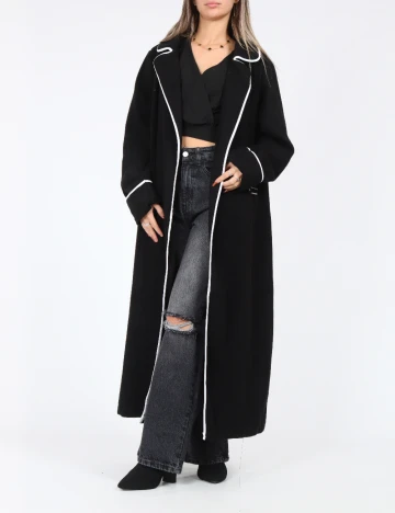 Palton SHEIN, negru Negru