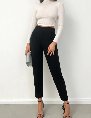 Pantaloni SHEIN, negru Negru