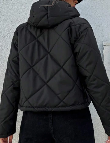 Geaca SHEIN, negru Negru