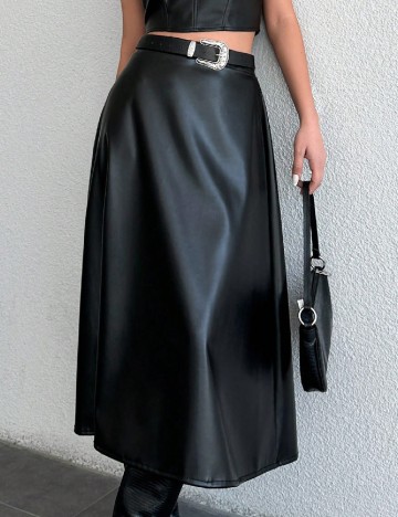 
						Fusta SHEIN, negru