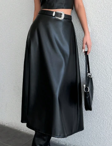 Fusta SHEIN, negru Negru