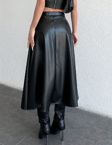 Fusta SHEIN, negru Negru