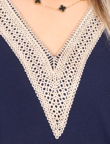 Rochie scurta SHEIN, bleumarin Albastru