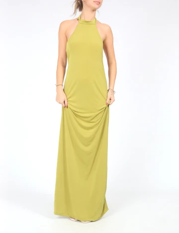 Rochie lunga SHEIN, verde Verde