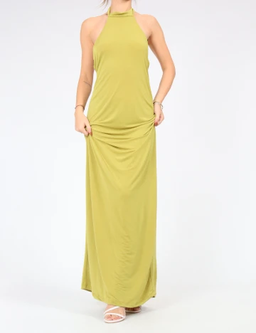 Rochie lunga SHEIN, verde Verde