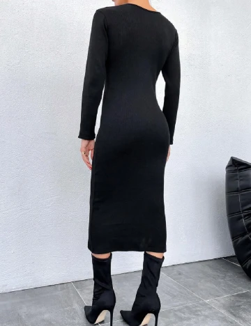 Rochie medie SHEIN, negru Negru