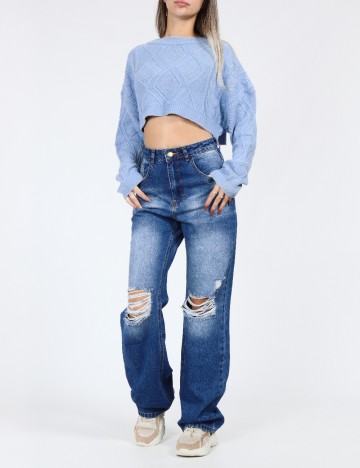 Top SHEIN, albastru