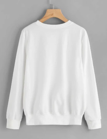 Bluza SHEIN, alb Alb