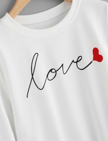 Bluza SHEIN, alb
