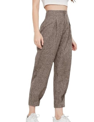 Pantaloni SHEIN, maro