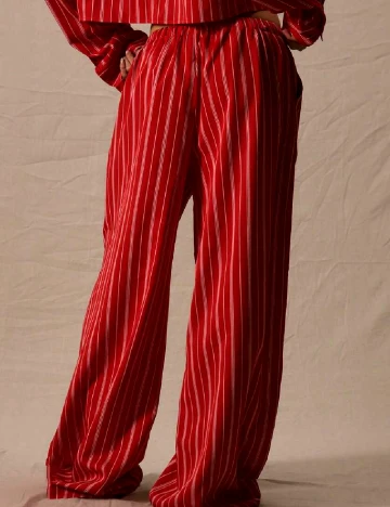 Pantaloni Musera, rosu Rosu