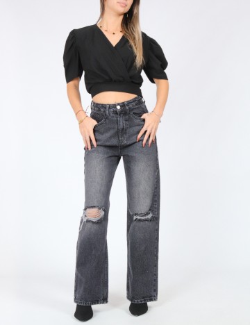 Top SHEIN, negru