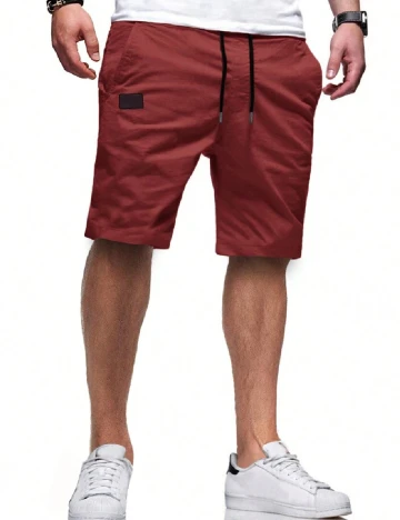 Pantaloni scurti SHEIN, rosu Rosu