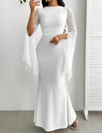 
						Rochie lunga SHEIN, alb