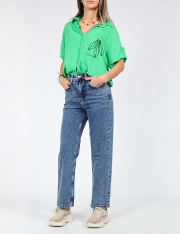 Camasa SHEIN, verde