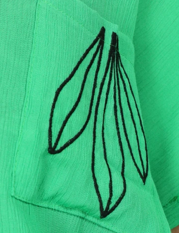 Camasa SHEIN, verde Verde