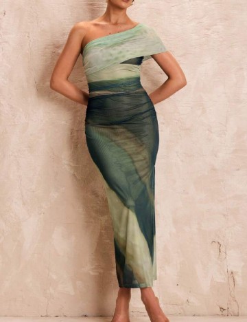 Rochie lunga SHEIN, verde