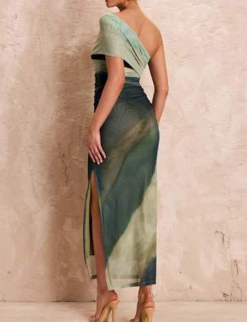 Rochie lunga SHEIN, verde Verde