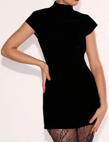 Rochie scurta Musera, negru Negru