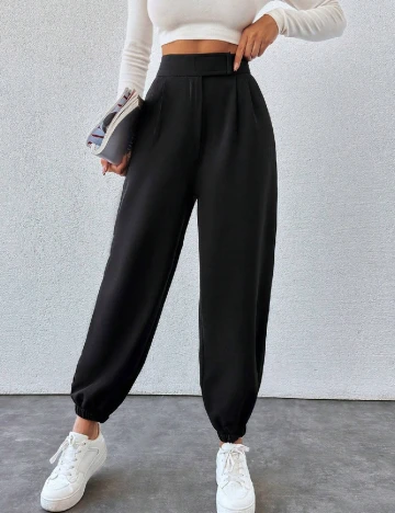Pantaloni SHEIN, negru Negru