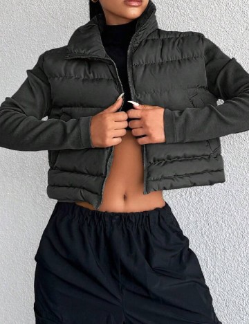 
						Geaca SHEIN, negru