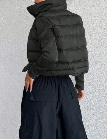 Geaca SHEIN, negru Negru