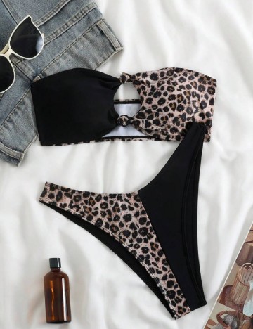 
						Costum de baie SHEIN, negru