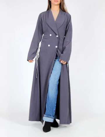 Trench SHEIN, gri Gri