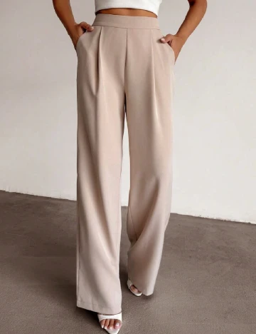 Pantaloni SHEIN, crem Crem