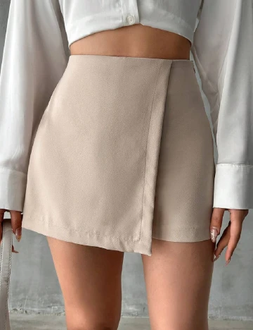 Fusta pantalon SHEIN, crem Crem