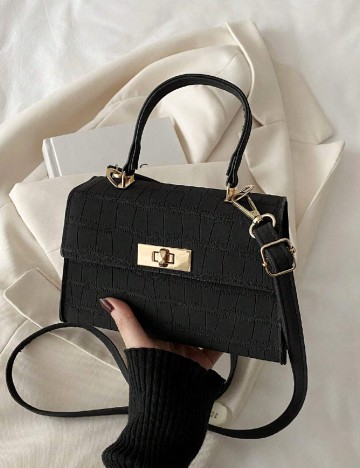 
						Geanta SHEIN, negru