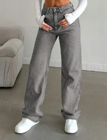 Blugi SHEIN, gri Gri