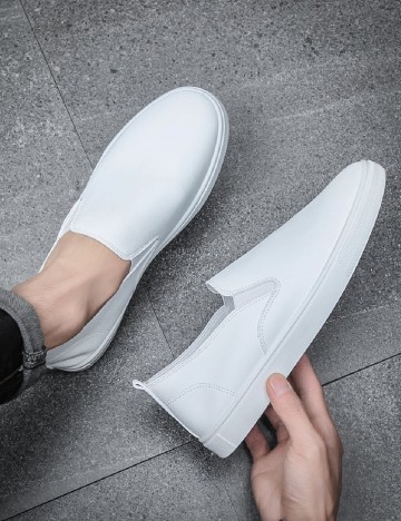 
						Espadrile SHEIN, alb