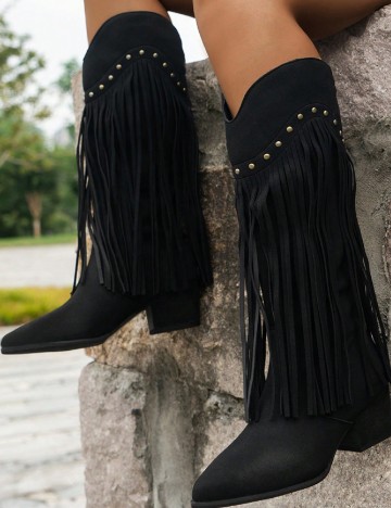 
						Cizme SHEIN, negru