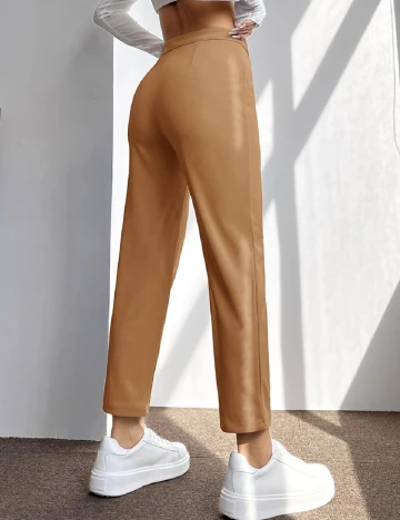 Pantaloni SHEIN, maro Maro