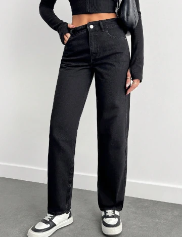 Blugi SHEIN, negru Negru