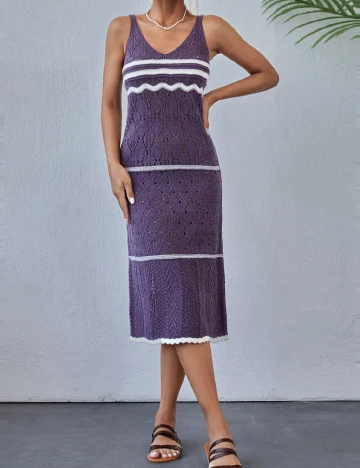 Rochie medie SHEIN, mov Mov
