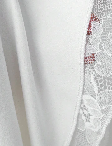 Rochie scurta SHEIN, alb Alb
