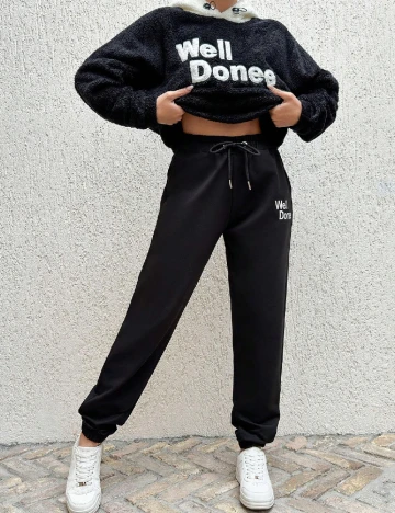 Compleu SHEIN, negru Negru